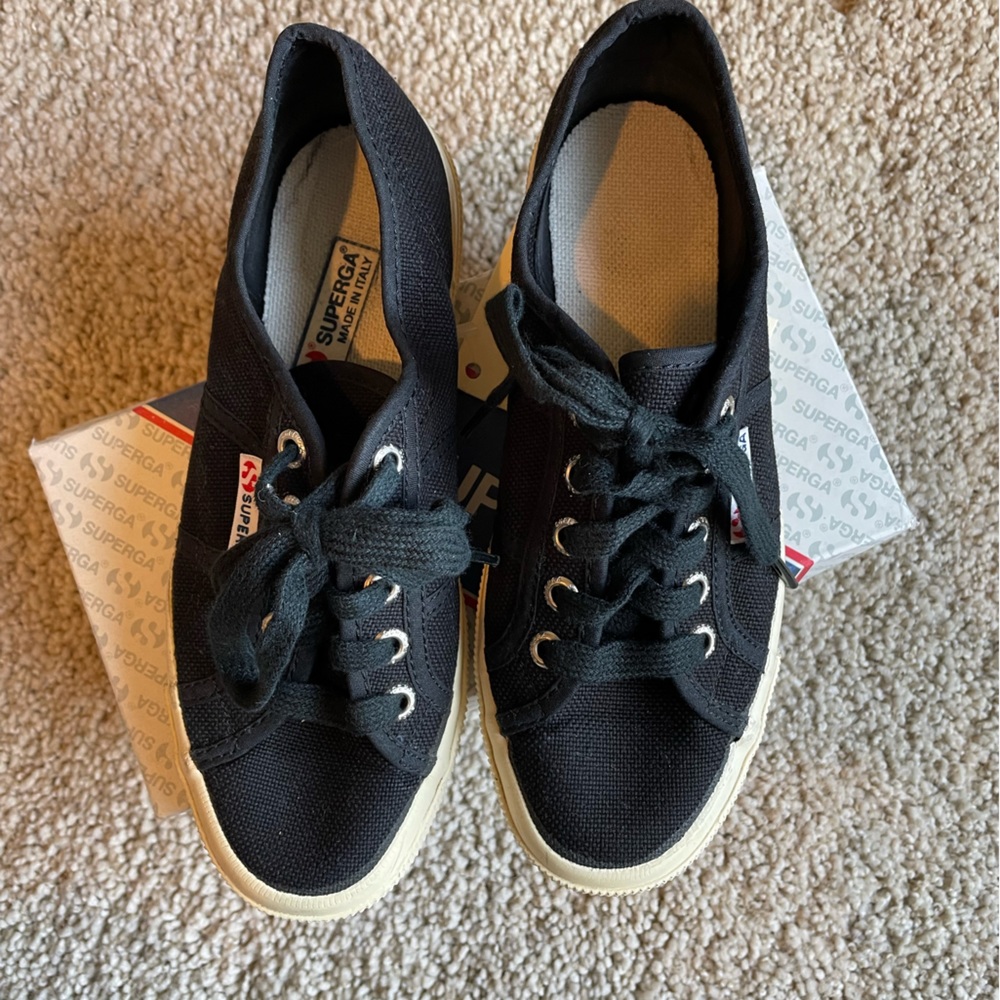 Black Superga Sneakers